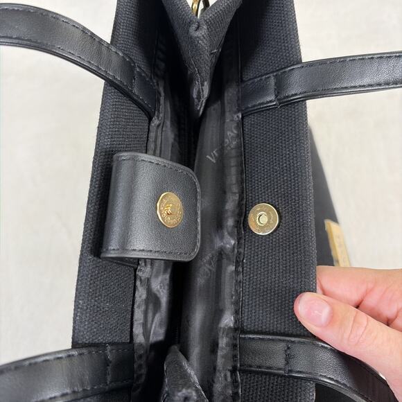 Versace Fragrances Canvas Bag Black Gold Travel Purse Handbag VIP GWP. New - Picture 13 of 16